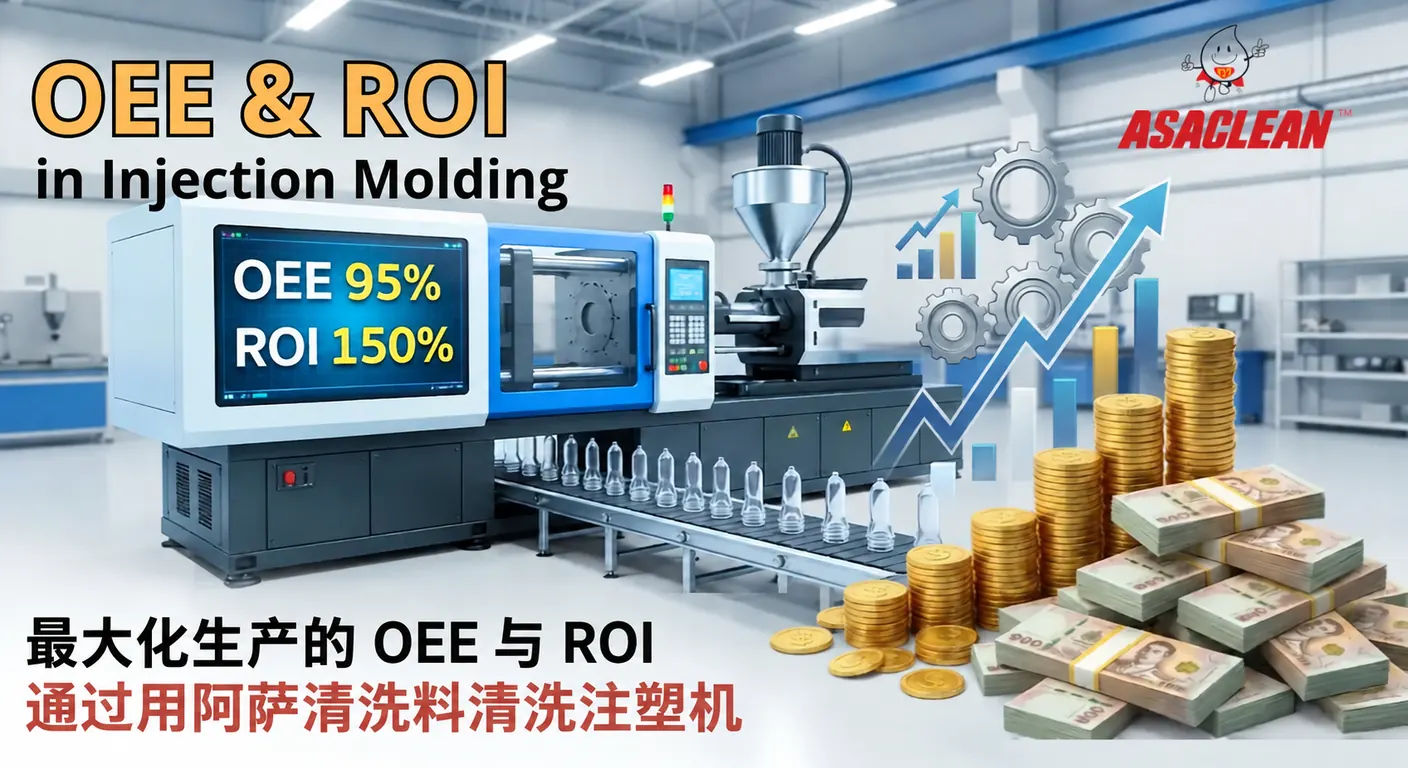 ASACLEAN提升注塑OEE与ROI